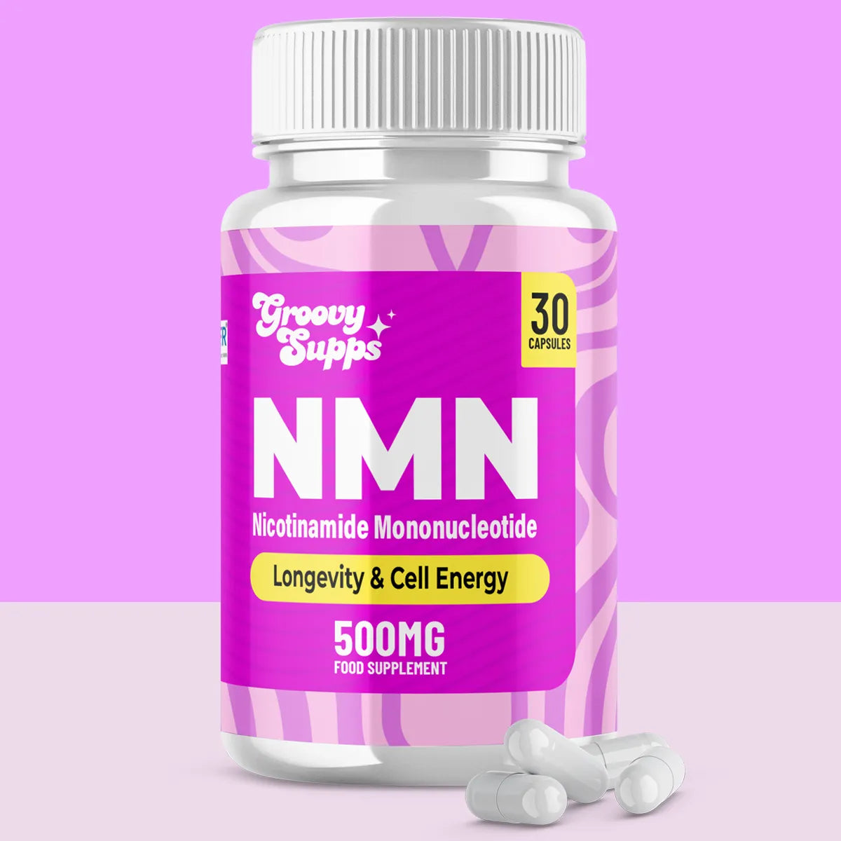 GroovyNMN Pure NMN | 500mg Capsules