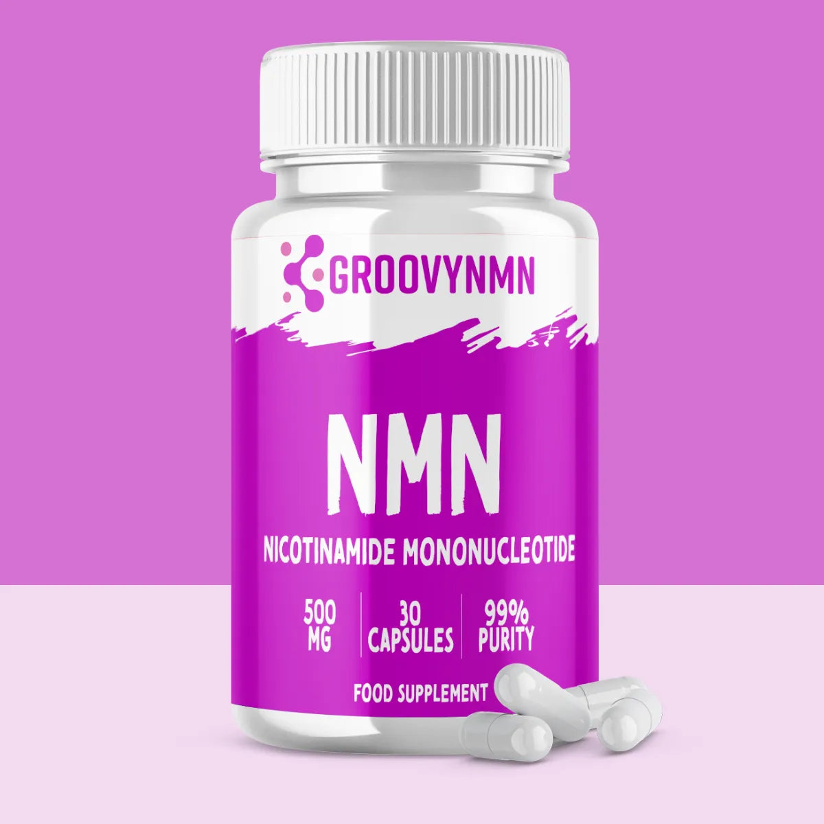 GroovyNMN Pure NMN | 500mg Capsules